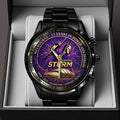 Melbourne Storm 27th Anniversary 2025 Black Stainless Steel Watch – TANTN17806