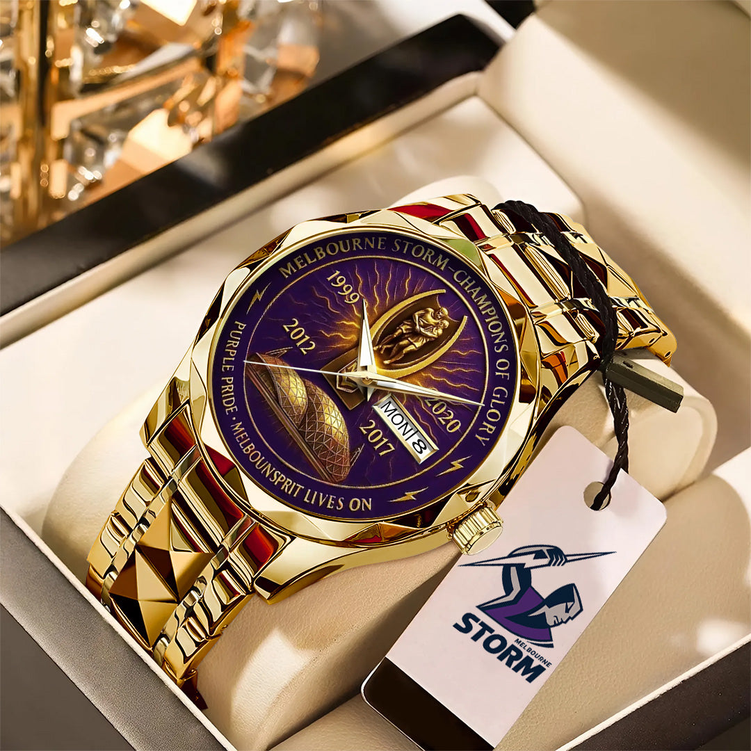 Melbourne Storm 27th Anniversary 2025 Alloy Luxury Quartz Watch – TANTN17807