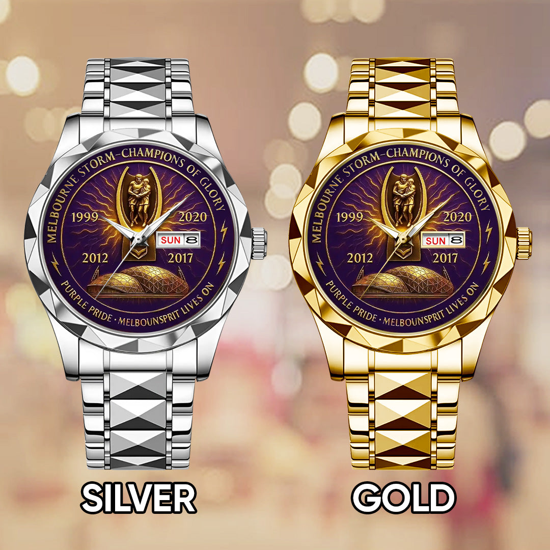 Melbourne Storm 27th Anniversary 2025 Alloy Luxury Quartz Watch – TANTN17807