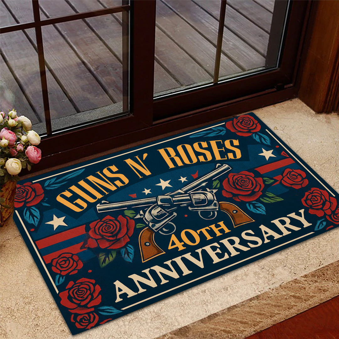 Guns N' Roses 40th Anniversary Doormat – TANTN17862
