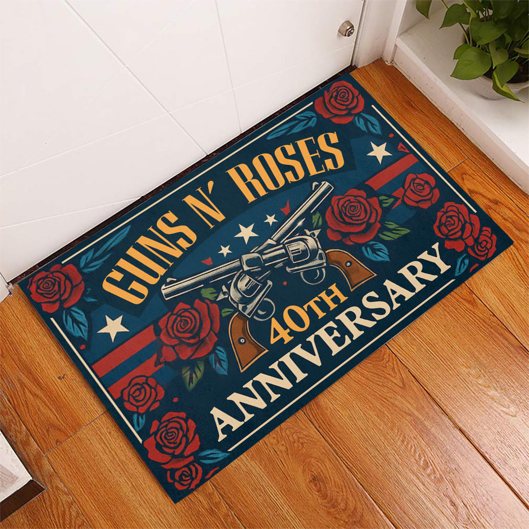 Guns N' Roses 40th Anniversary Doormat – TANTN17862