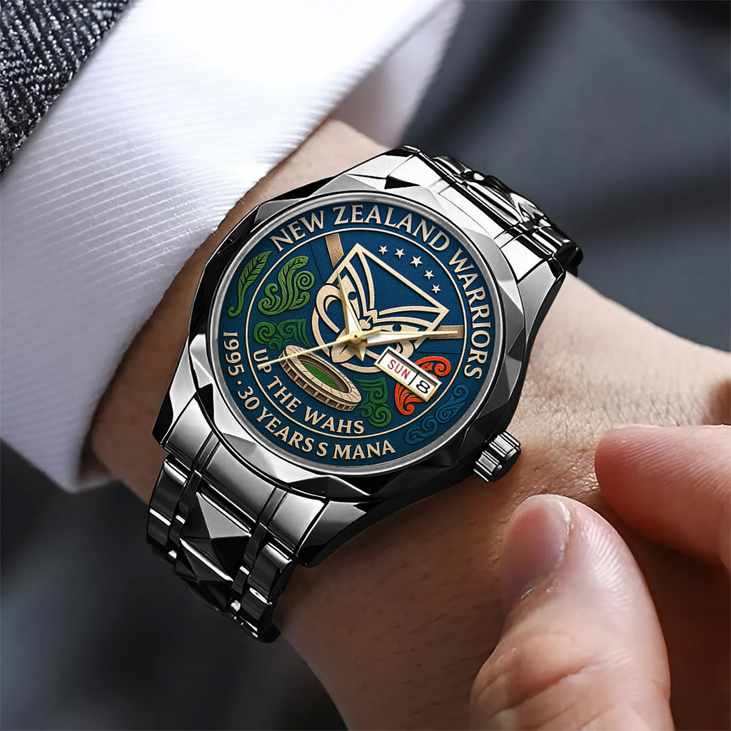 New Zealand Warriors 30th Anniversary Alloy Luxury Quartz Watch – TANTN17875