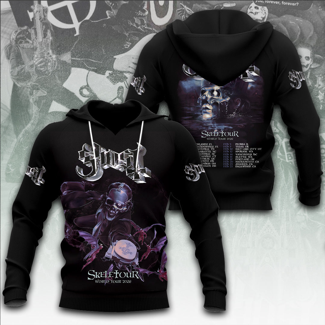Ghost Band Tour 2026 3D Apparel – TANTN17917