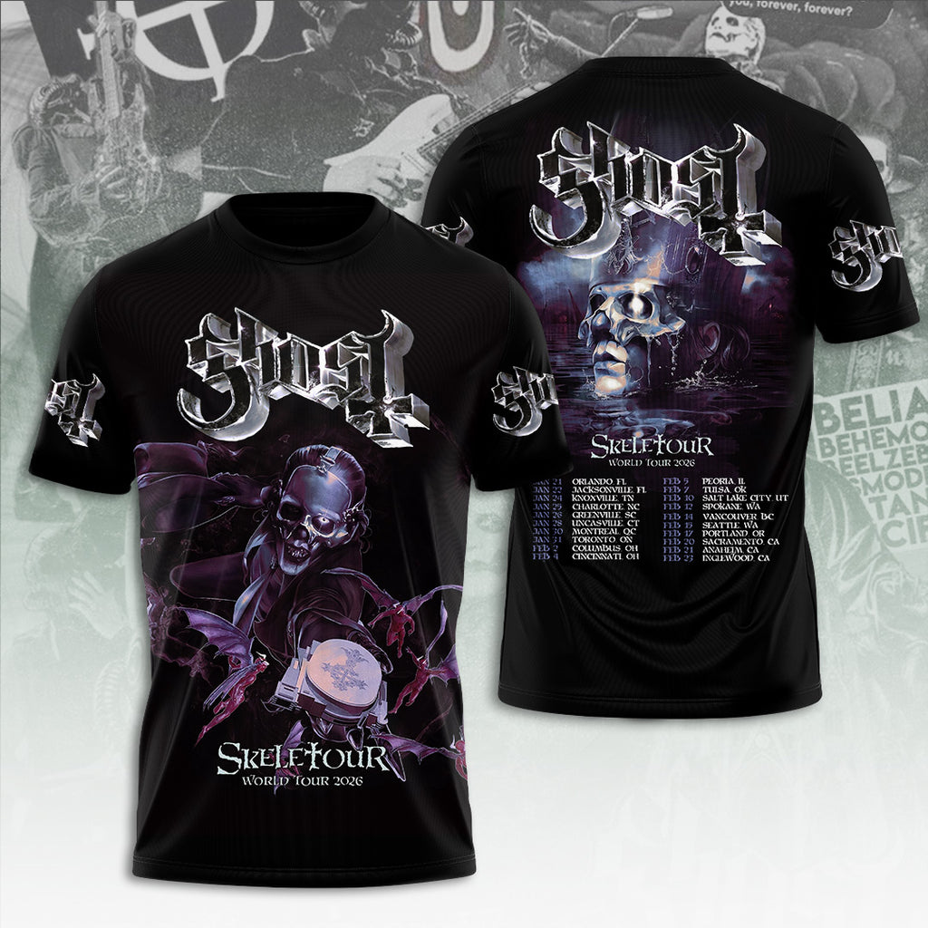 Ghost Band Tour 2026 3D Apparel – TANTN17917