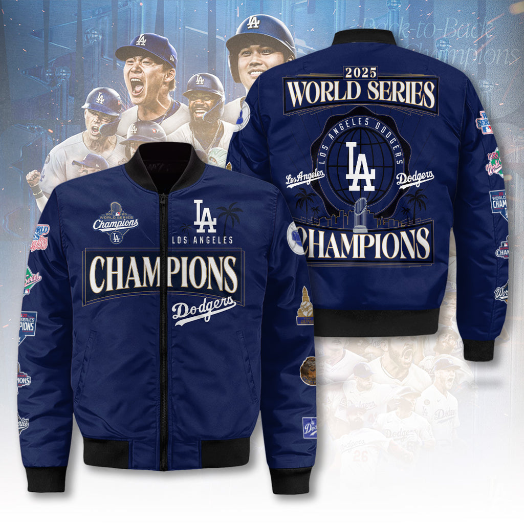 Los Angeles Dodgers World Series 2025 3D Bomber Jacket – TANTN18072