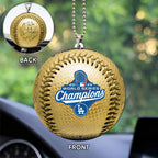 Los Angeles Dodgers World Series 2025 Custom shape 2-sided Acrylic Car Ornament – TANTN18128