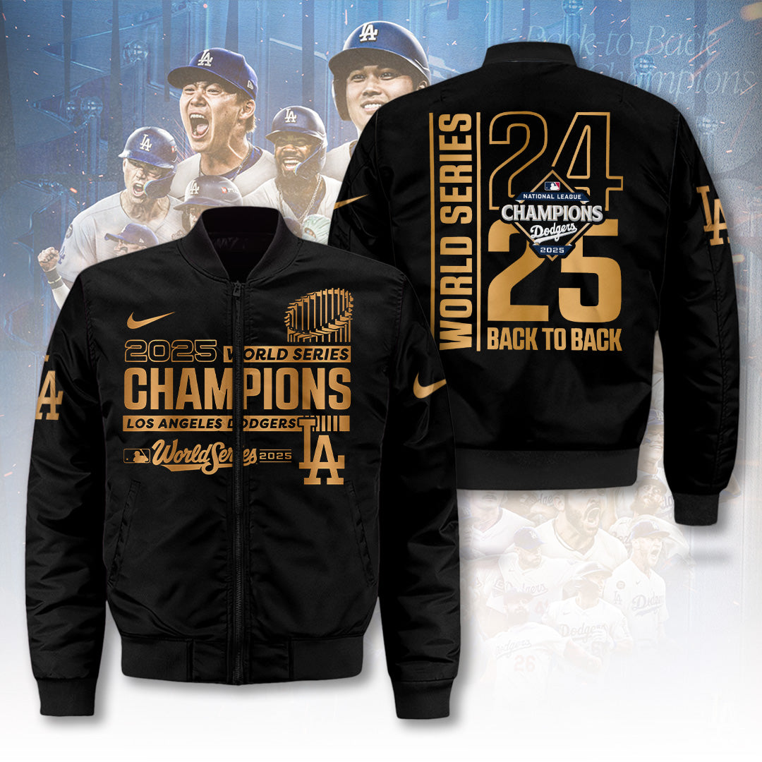 Los Angeles Dodgers World Series 2025 3D Bomber Jacket – TANTN18183