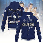 Los Angeles Dodgers World Series 2025 Hooded Baseball Jacket – TANTN18222
