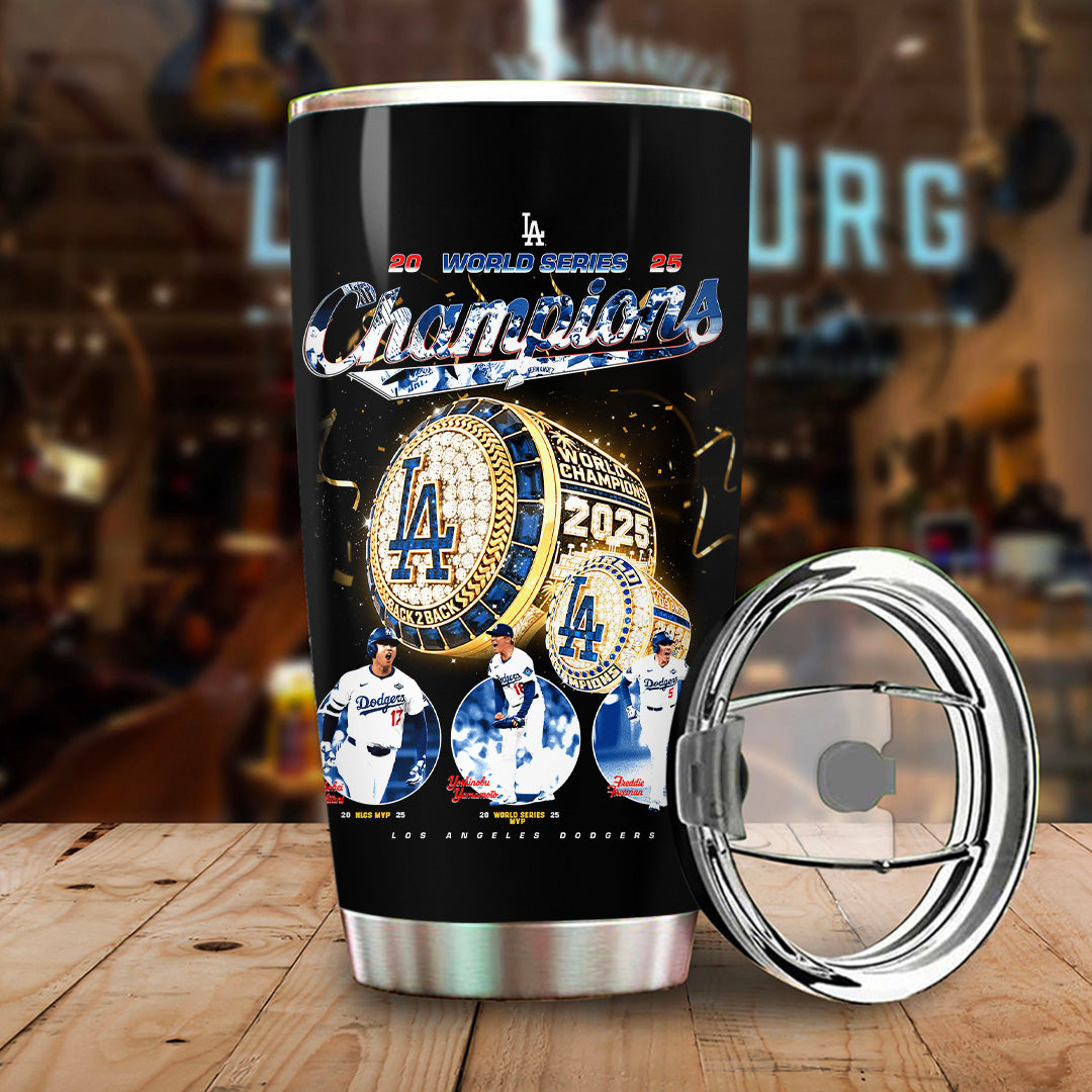 Los Angeles Dodgers World Series 2025 Tumbler Cup – TANTN18271