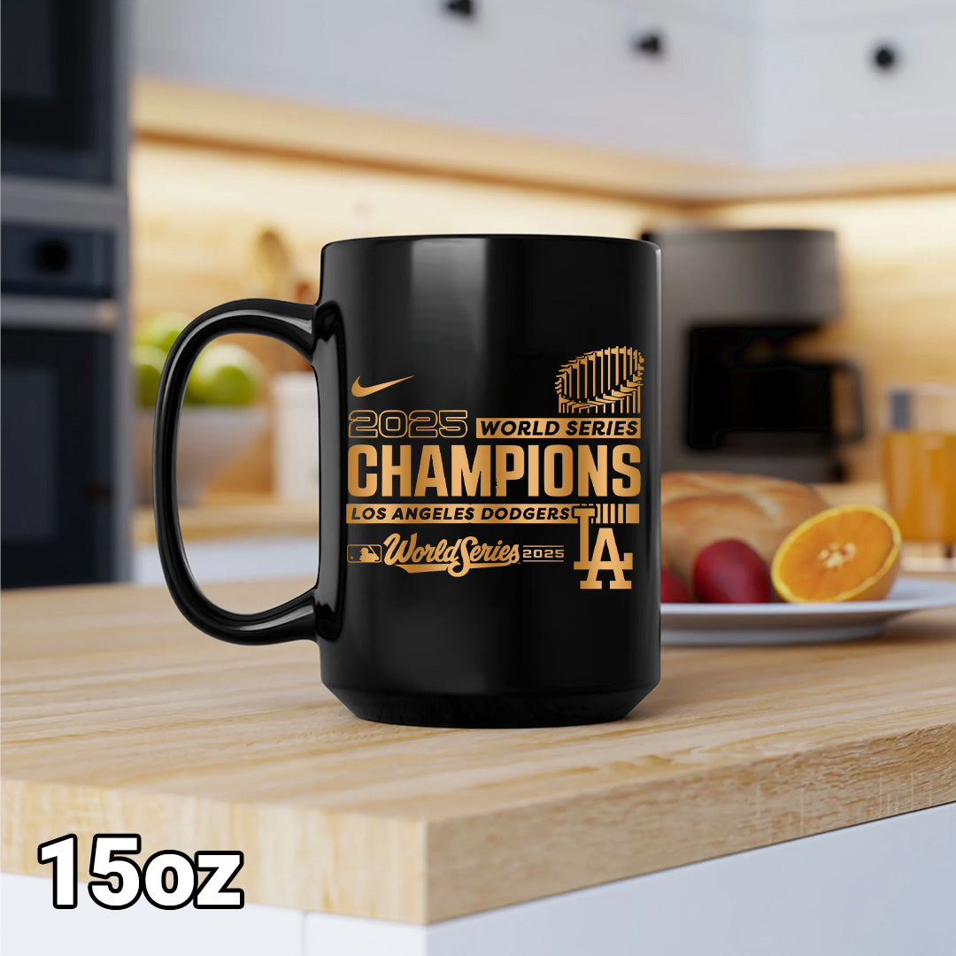 Los Angeles Dodgers 2025 World Series Champions Ceramic Mug – TANTN18329