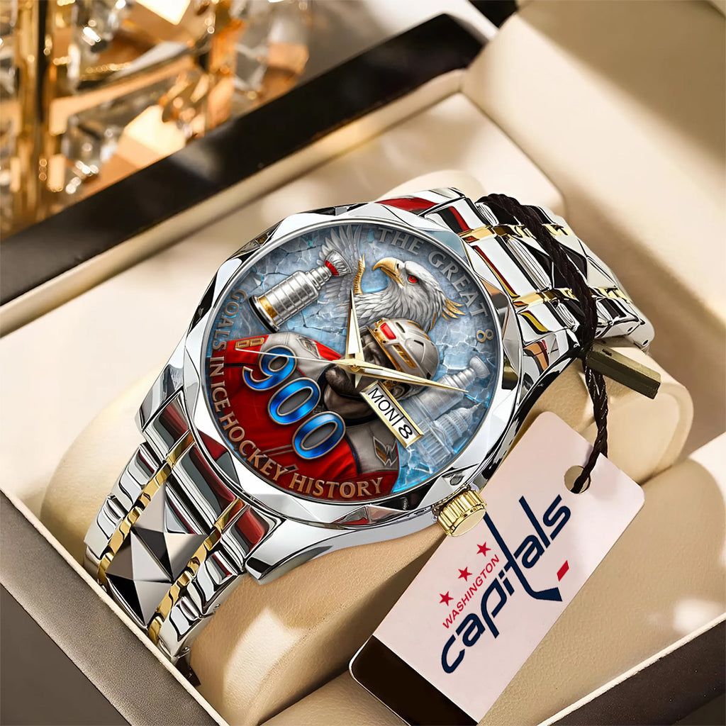 Alex Ovechkin x Washington Capitals Alloy Luxury Quartz Watch – TANTN18404