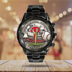 Philadelphia Phillies 142nd Anniversary Black Stainless Steel Watch – TANTN18481
