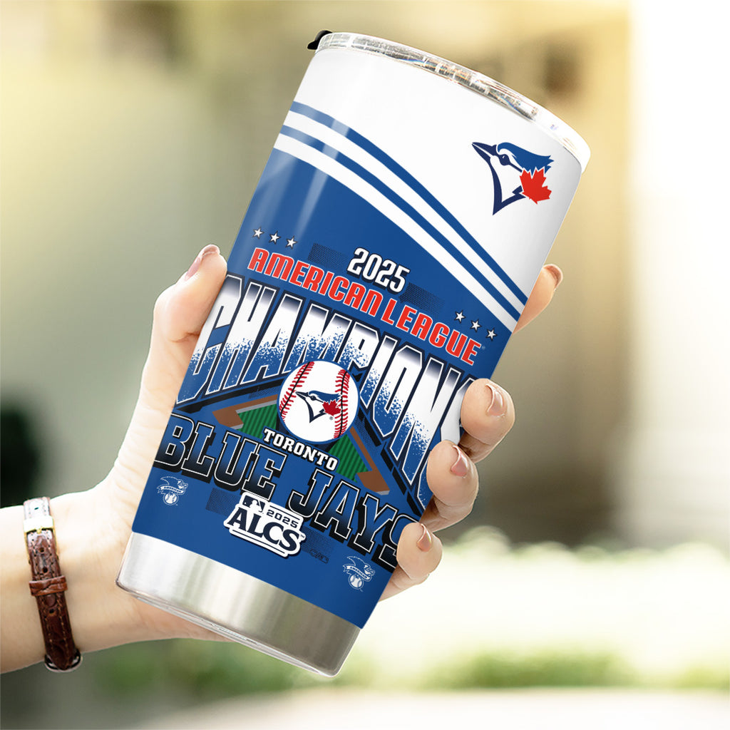 Toronto Blue Jays 2025 American League Champions Tumbler Cup – TANTN18579