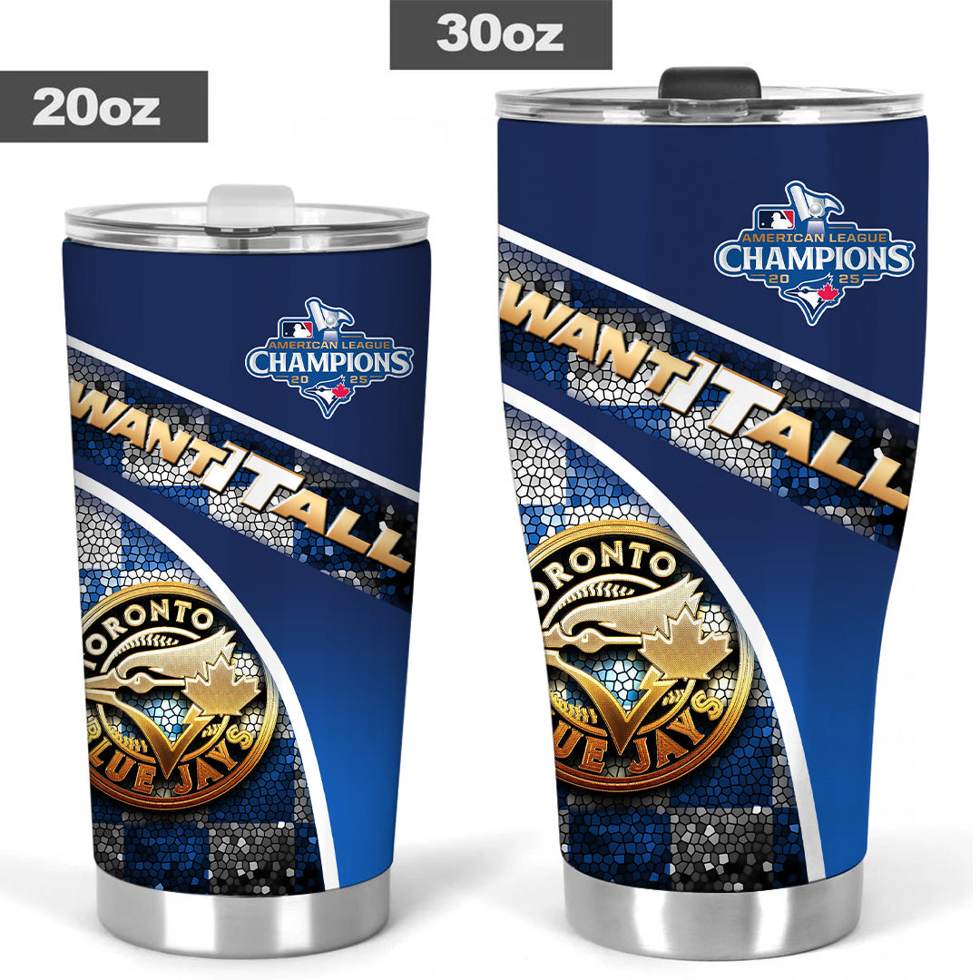 Toronto Blue Jays WinCraft 2025 American League Champions Tumbler Cup – TANTN18661