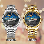 Toronto Blue Jays WinCraft 2025 American League Champions Alloy Luxury Quartz Watch – TANTN18701
