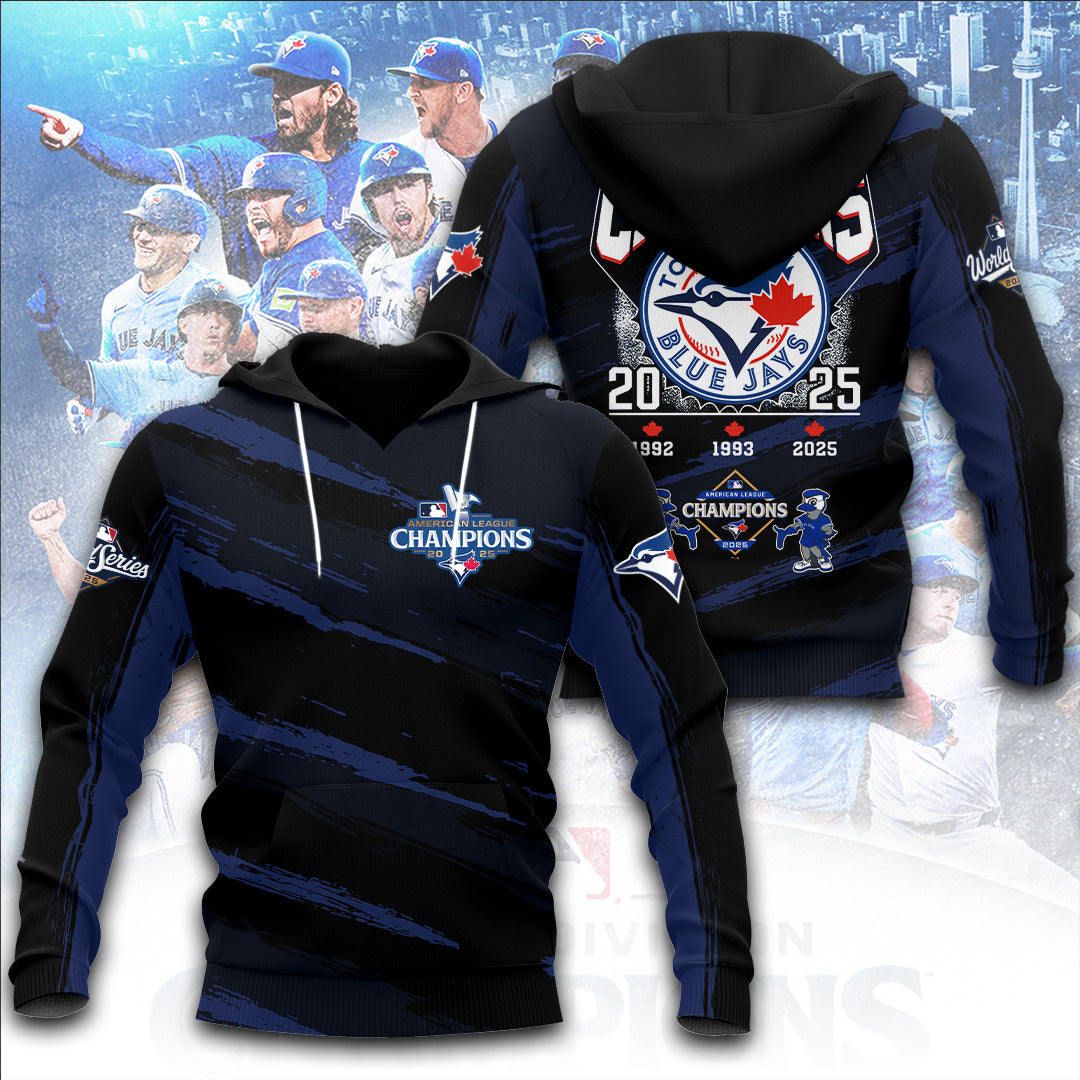 Toronto Blue Jays WinCraft 2025 American League Champions 3D Apparel – TANTN18715