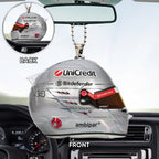 Scuderia Ferrari Las Vegas x Lewis Hamilton Custom shape 2-sided Acrylic Car Ornament – TANTN18803