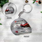 Scuderia Ferrari Las Vegas x Lewis Hamilton Custom Shape 2-sided Keychain – TANTN18805