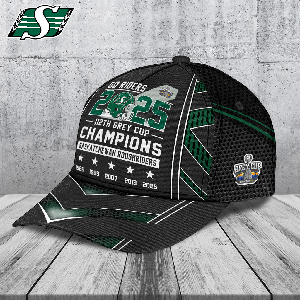 Saskatchewan Roughriders 2025 Grey Cup Champions Classic Cap – TANTN18849