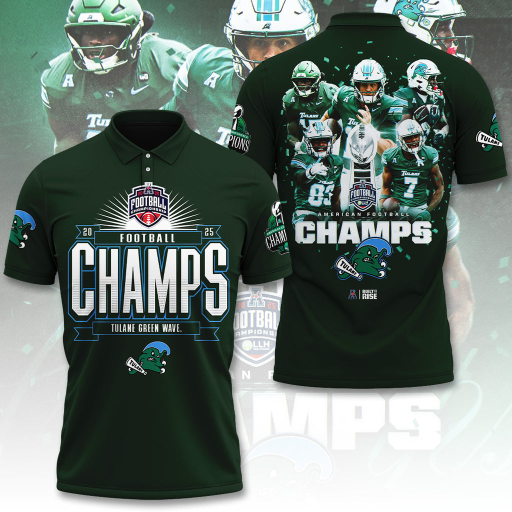 Tulane Green Wave Football 3D Apparel – TANTN19271