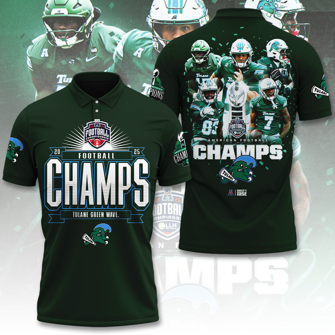 Tulane Green Wave Football 3D Apparel – TANTN19271