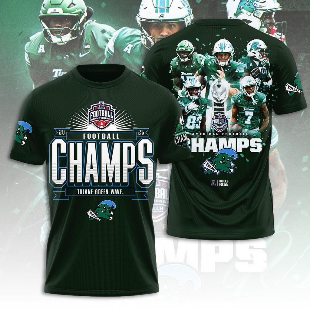 Tulane Green Wave Football 3D Apparel – TANTN19271