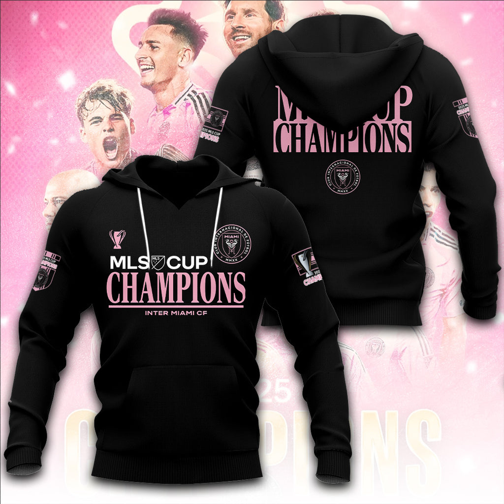 Inter Miami CF Champions MLS 2025 3D Apparel – TANTN19179