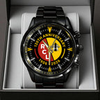RC Lens 120th Anniversary Black Stainless Steel Watch – TANTN19304