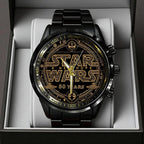 Star Wars 50th Anniversary Black Stainless Steel Watch – TANTN19412