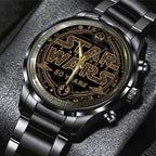 Star Wars 50th Anniversary Black Stainless Steel Watch – TANTN19412