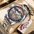 Denver Broncos 65th Anniversary Alloy Luxury Quartz Watch – TANTN19414