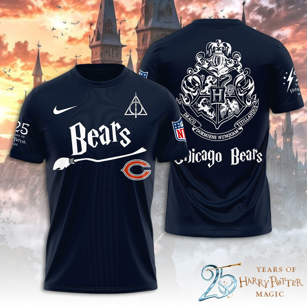 Chicago Bears x Harry Potter 25 Years of Magic 3D Apparel – TANTN19522