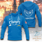 Los Angeles Chargers x Harry Potter 25 Years of Magic 3D Apparel – TANTN19534
