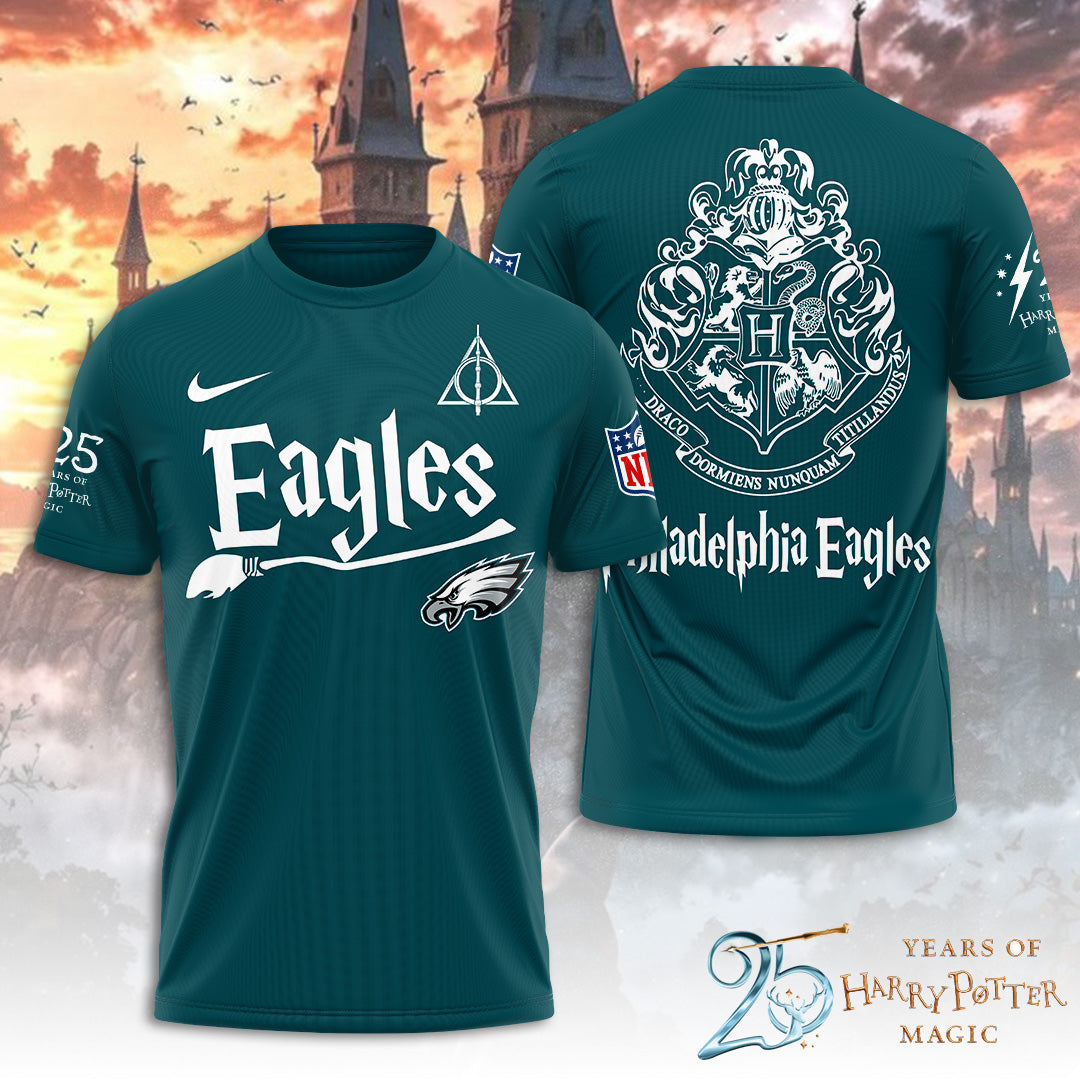 Philadelphia Eagles x Harry Potter 25 Years of Magic 3D Apparel – TANTN19542