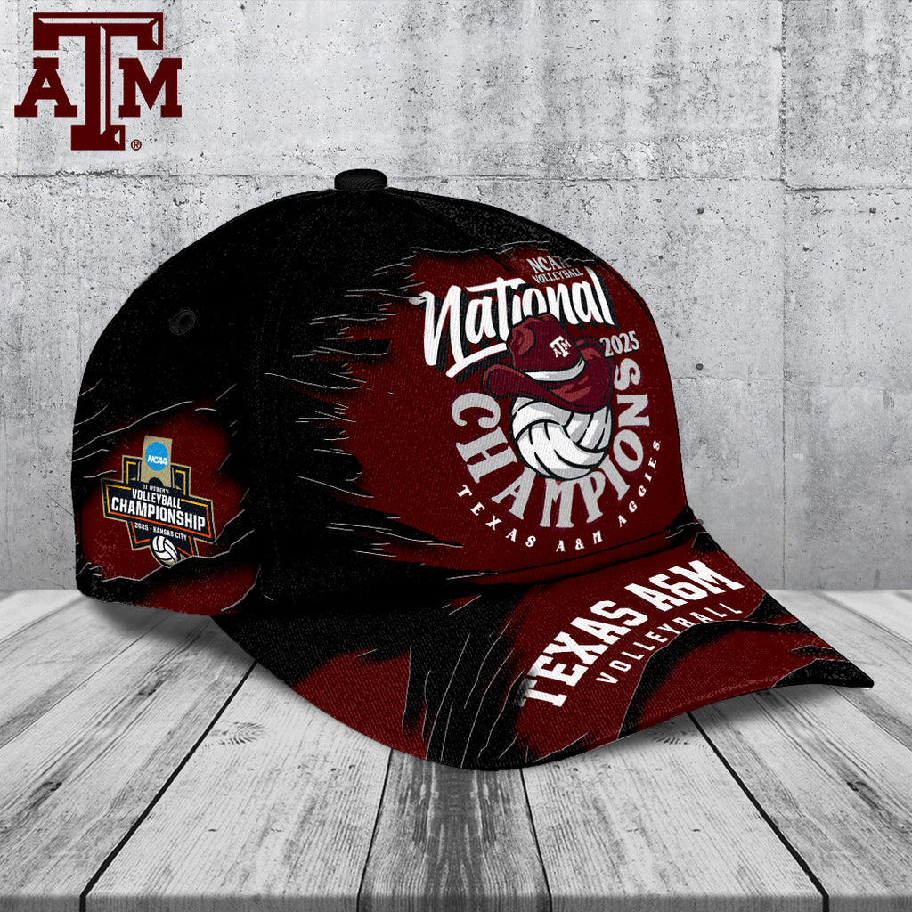 Texas A&M Aggies Women's 2025 Volleyball National Champions Classic Cap – TANTN19627