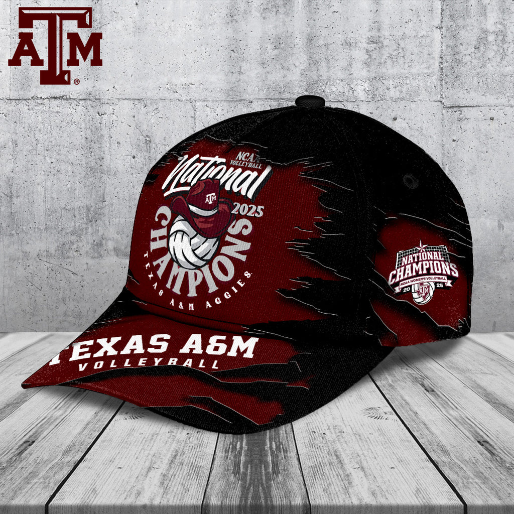 Texas A&M Aggies Women's 2025 Volleyball National Champions Classic Cap – TANTN19627
