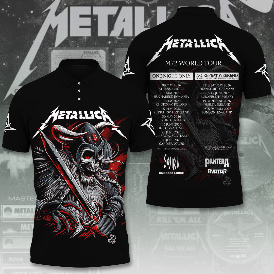 Metallica Tour 2026 3D Apparel – TANTN19740