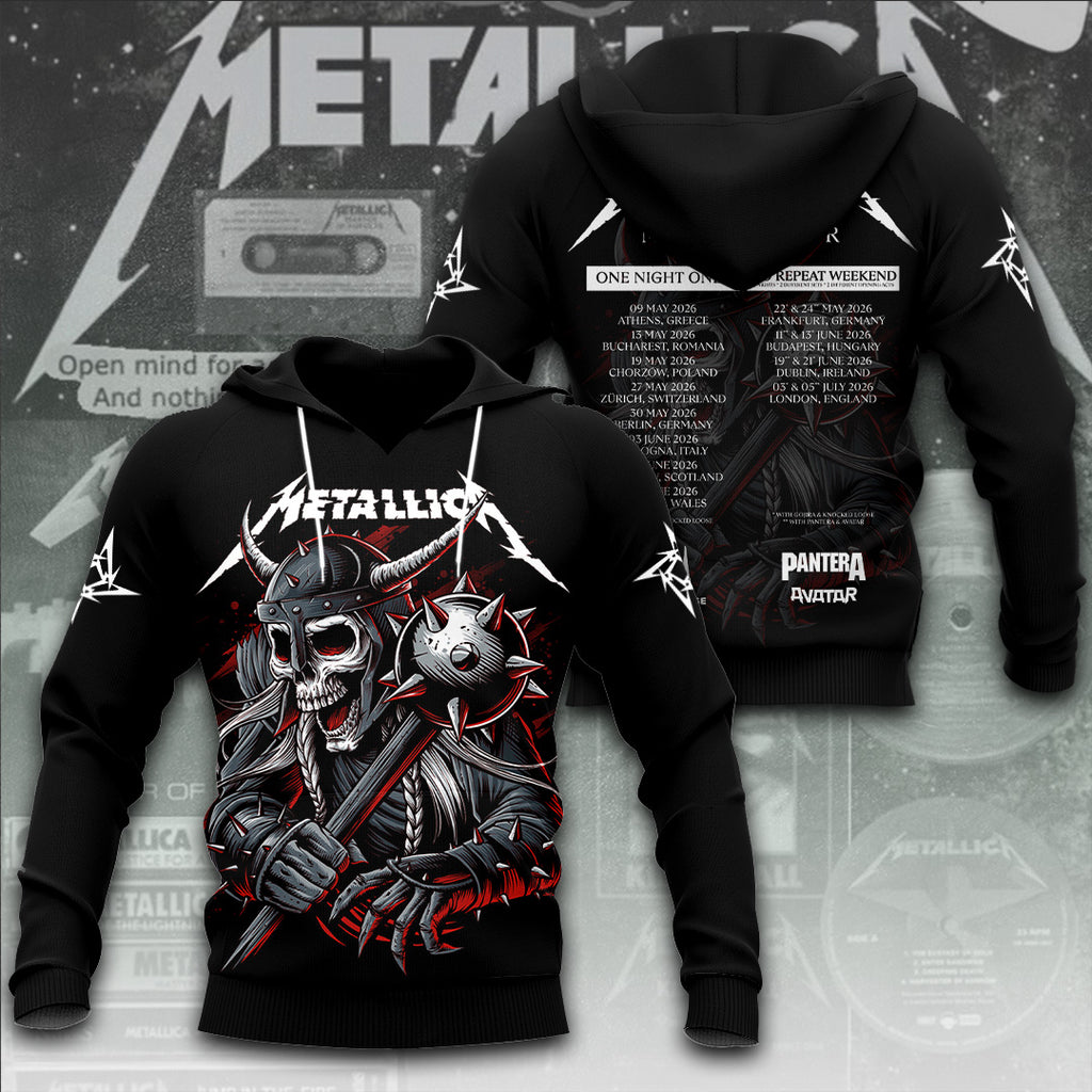 Metallica Tour 2026 3D Apparel – TANTN19741