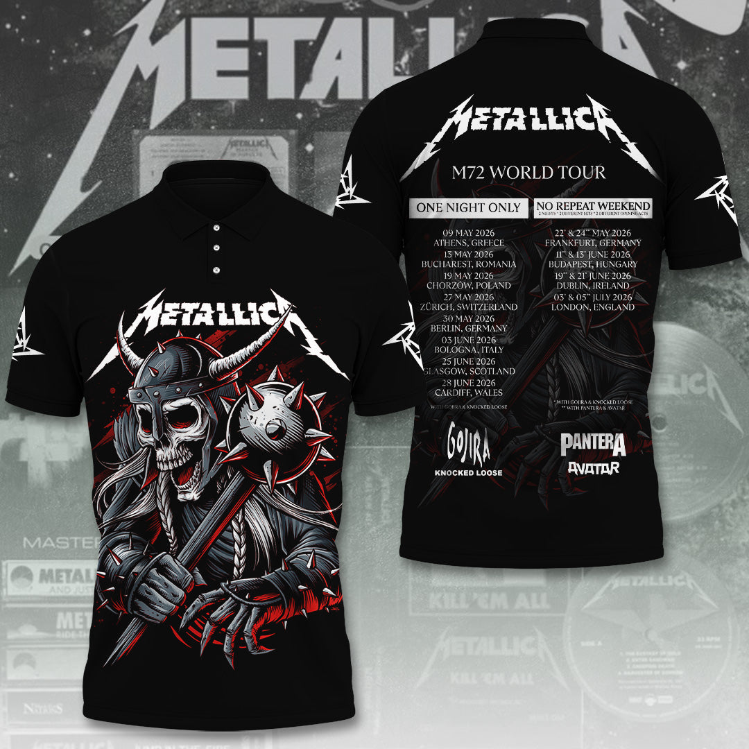 Metallica Tour 2026 3D Apparel – TANTN19741