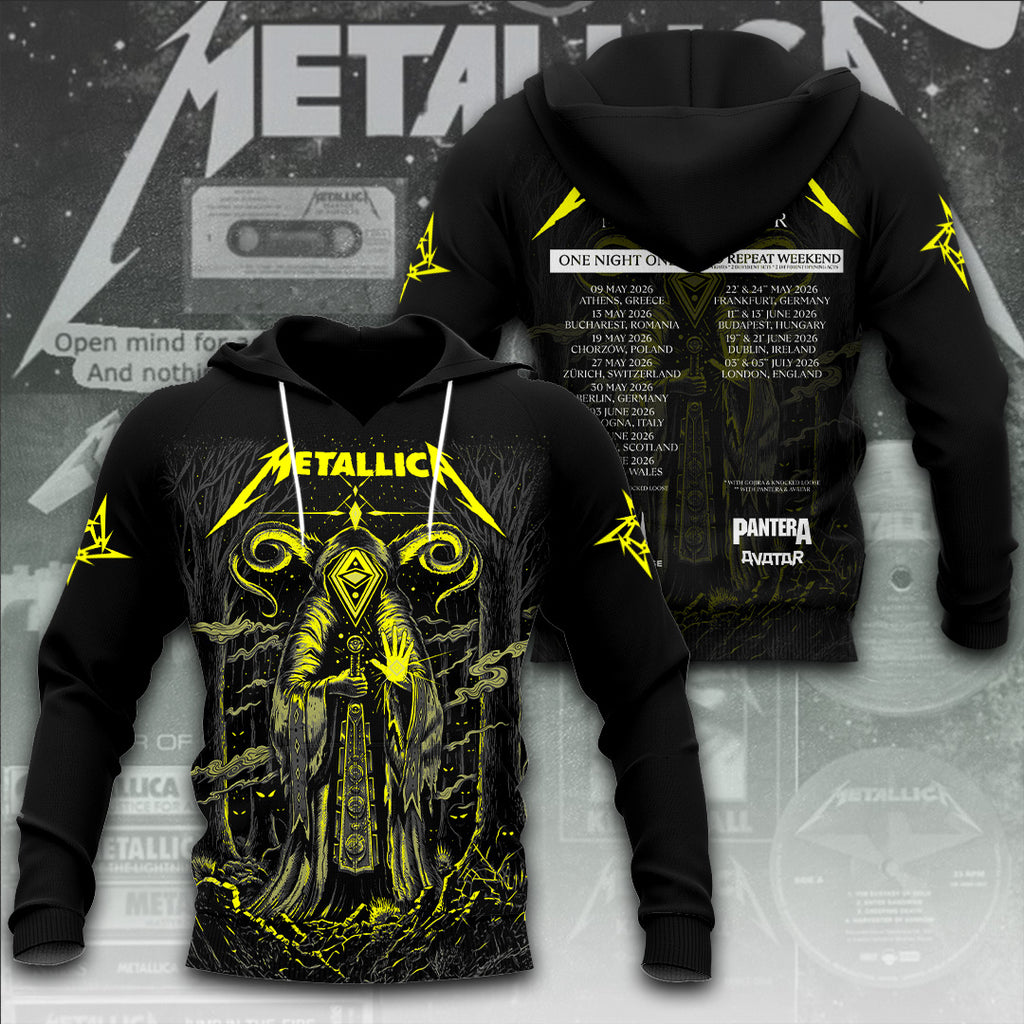 Metallica Tour 2026 3D Apparel – TANTN19742