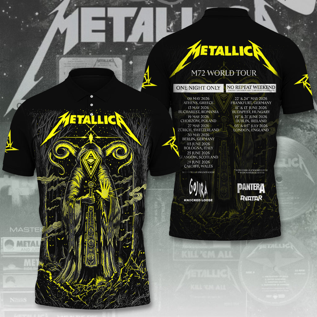 Metallica Tour 2026 3D Apparel – TANTN19742
