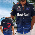 Red Bull Racing x Max Verstappen Short Sleeve Button-Down Shirt – TANTN19843