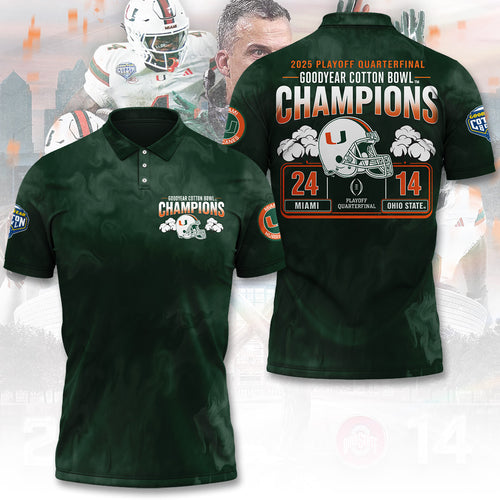 Miami Hurricanes Football 3D Apparel – TANTN19861