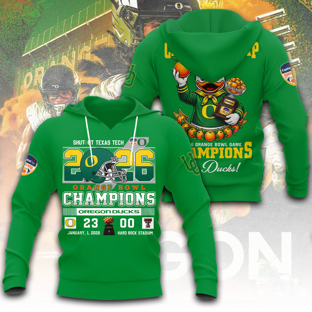 Oregon Ducks Football 3D Apparel – TANTN19881