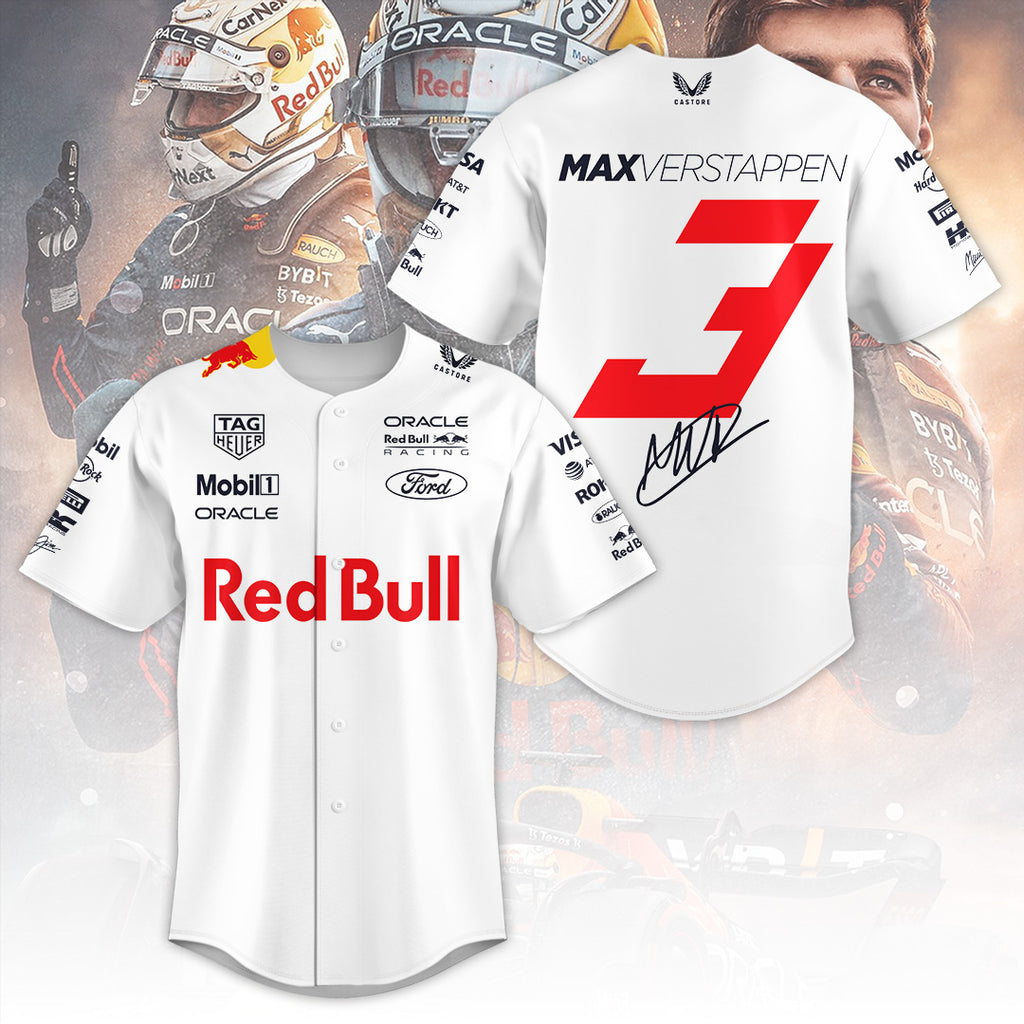 Red Bull Racing x Max Verstappen Baseball Jersey – TANTN19907