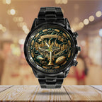 Philadelphia Eagles Black Stainless Steel Watch – TANTN20021