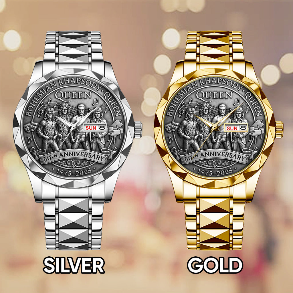 Bohemian Rhapsody x Queen 50th Anniversary Alloy Luxury Quartz Watch – TANTN20032