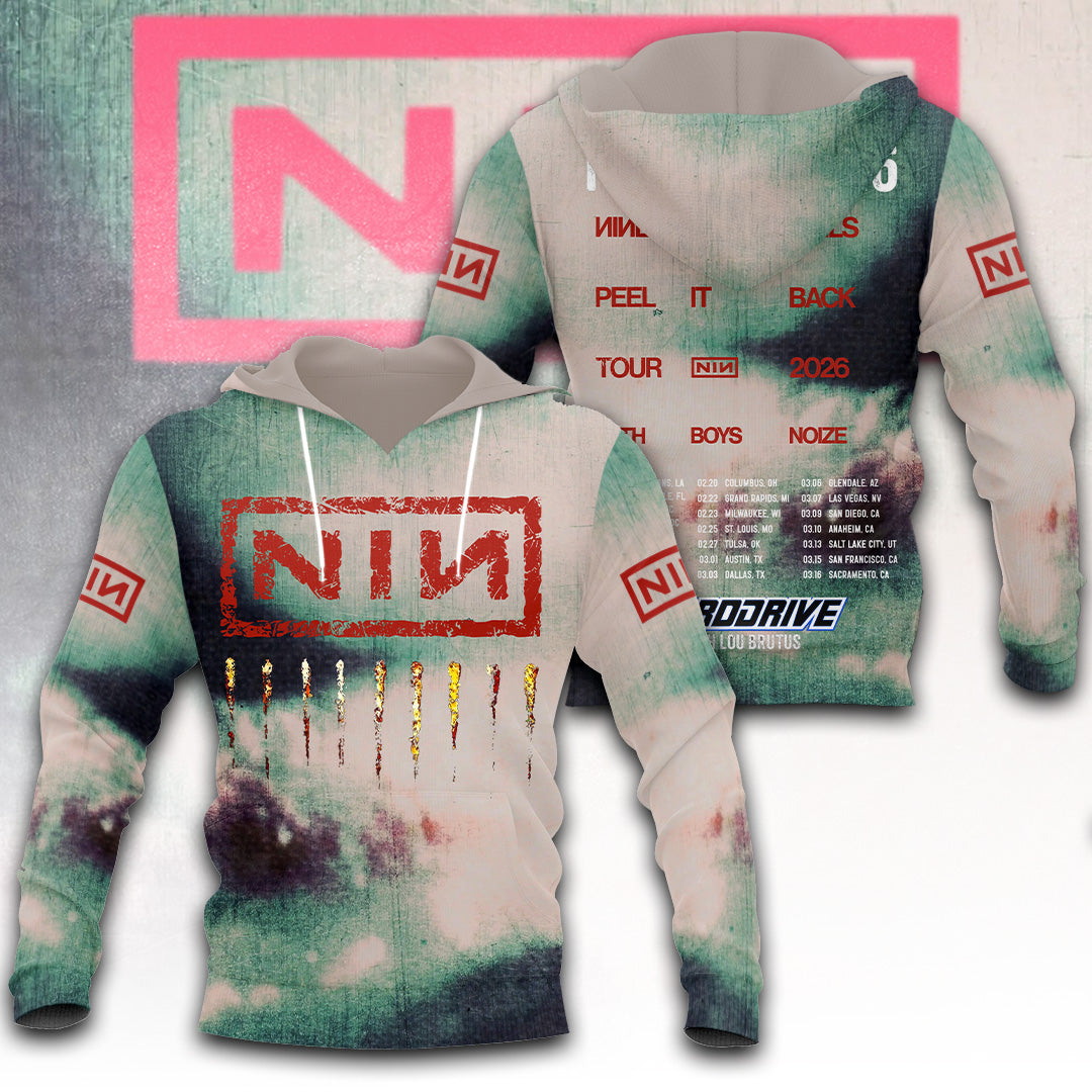 Nine Inch Nails Tour 2026 3D Apparel – TANTN20042