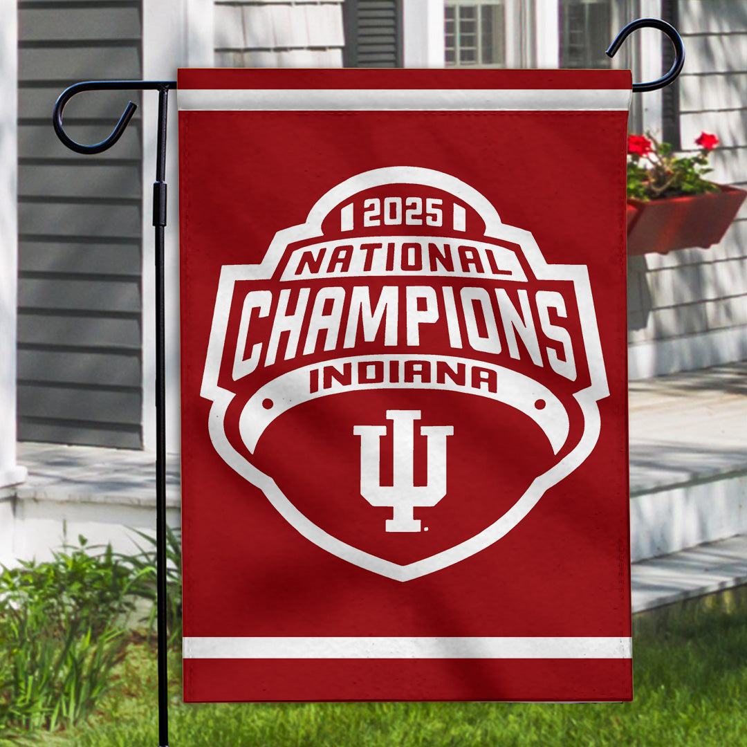 Indiana Hoosiers Football 2025 National Champions Double-side Garden Flag – TANTN20152