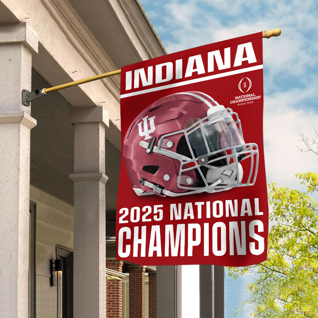 Indiana Hoosiers Football 2025 National Champions Double-side Garden Flag – TANTN20152